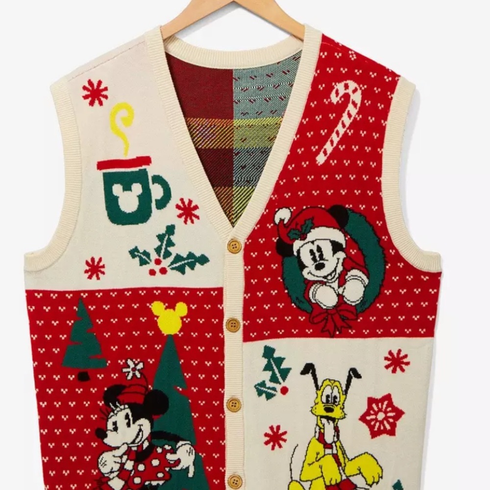 Disney Holiday Knit Vest